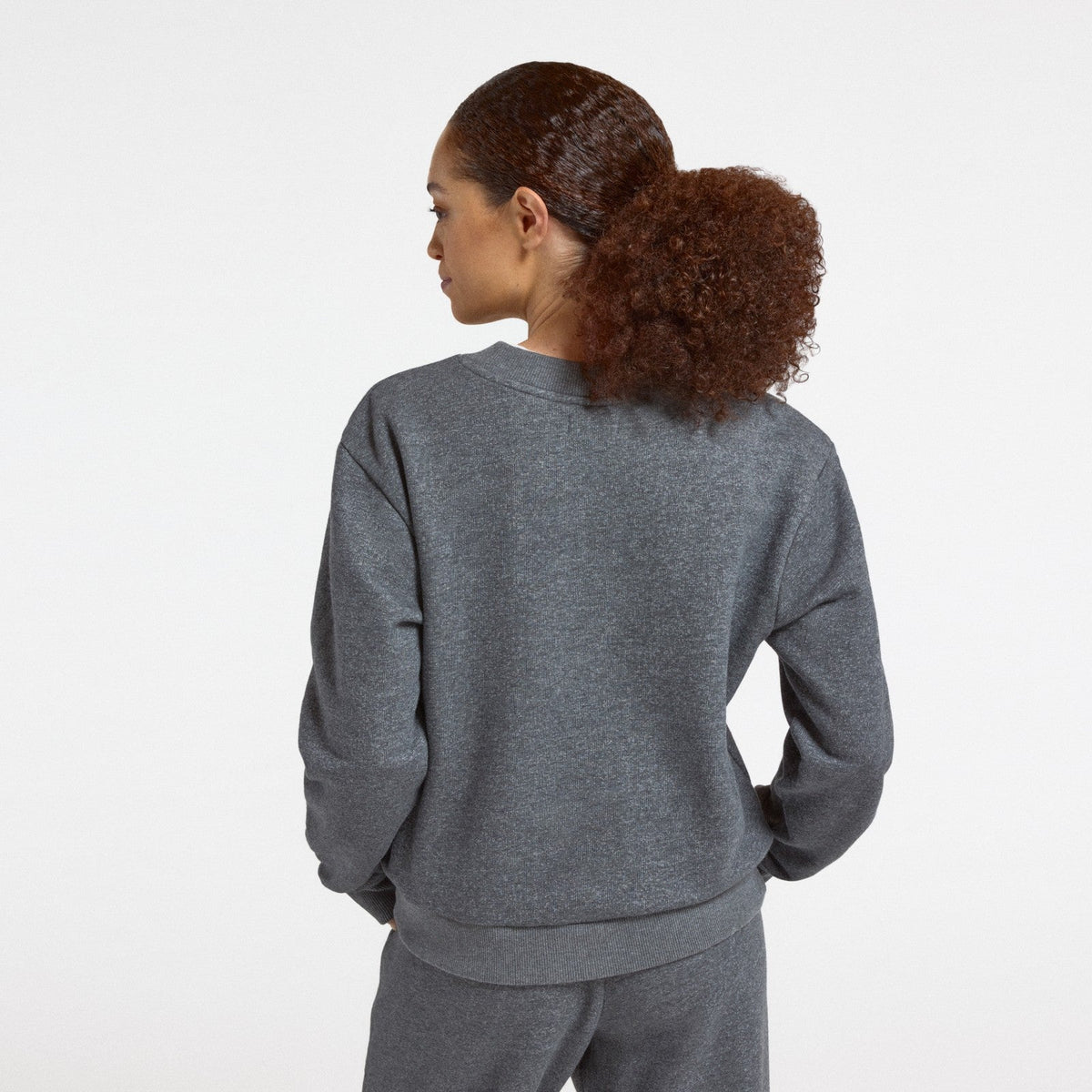 Women's Merino Blend Sweatshirt - Natural Grey Heather – Essential